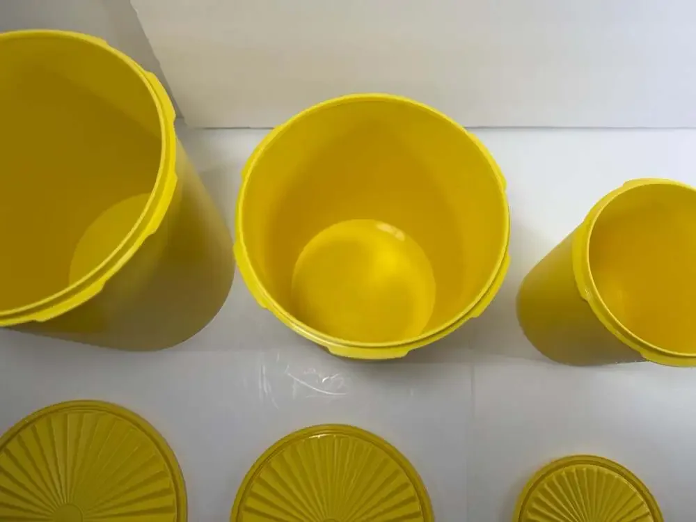 Vintage Tupperware Servalier Nesting Canister Set of 3